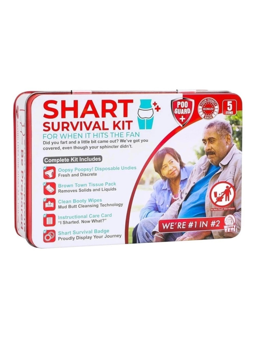 Survival Kit - Red Emergency Personal Care Kit